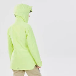WEDZE WOMEN’S SKI JACKET FR100 – NEON YELLOW -Outdoor Sporting Goods k9ec08c5c2a01026b58b207f5da6ae03b
