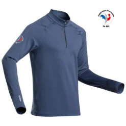 WEDZE Men's Ski 500 1/2 Zip Base Layer Top -Outdoor Sporting Goods ka1dea29cbe7f641f42848976bb9a6bed