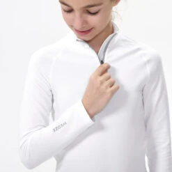 WEDZE Kids’ Ski Base Layer Top - BL 500 1/2 Zip -Outdoor Sporting Goods ka47064ffb4d904aa1692876d24ddd2f4