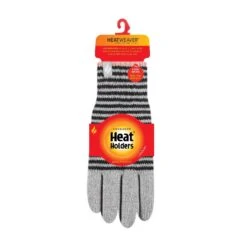 Ladies Striped Fleece Lined Knitted Warm Winter Thermal Gloves -Outdoor Sporting Goods ka525585ca2ae600427d78f0d4eb8f091