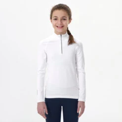 WEDZE Kids’ Ski Base Layer Top - BL 500 1/2 Zip -Outdoor Sporting Goods ka5259f288686222ce31aac6d7b2012b0