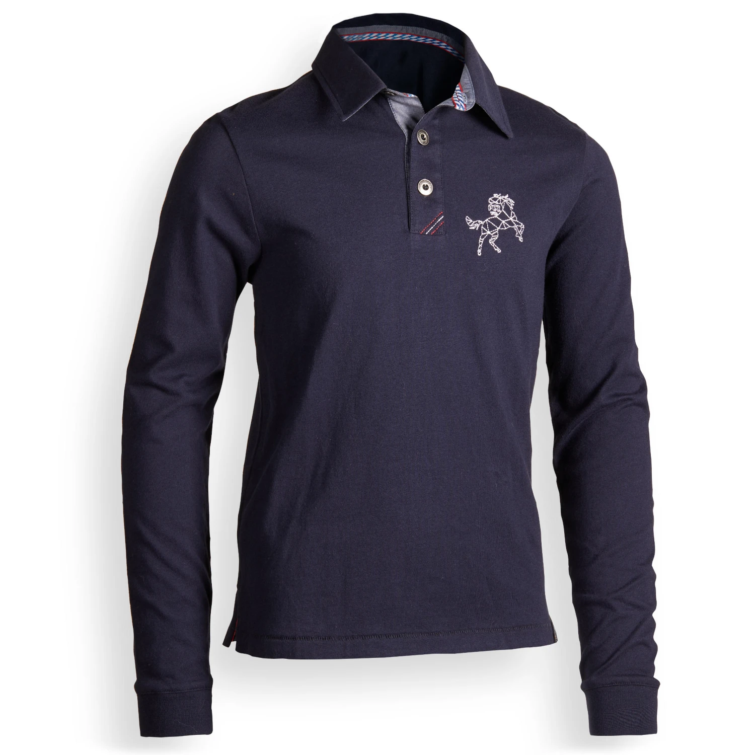 Boys' Horse Riding Long-Sleeved Polo 100 8 Boys' Horse Riding Long-Sleeved Polo 100 - Image 6