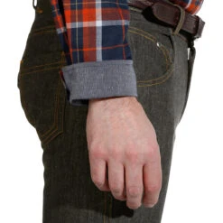 Sentier Long-Sleeved Horse Riding Shirt - Navy And Red Checks -Outdoor Sporting Goods ka69924b80907525f9e4c8b4b94235fc6