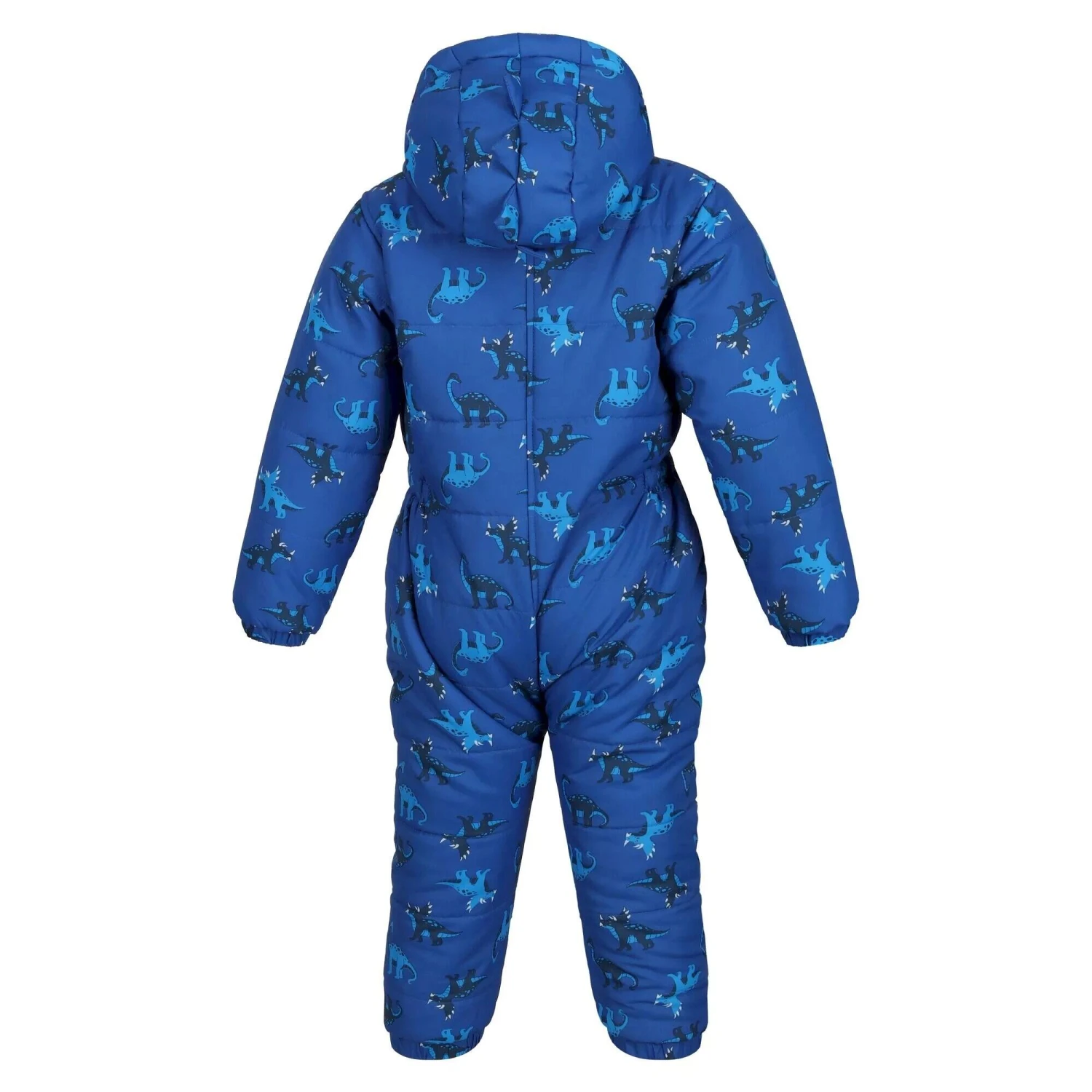 Regatta Childrens/Kids Penrose Dinosaur Puddle Suit (Nautical Blue) 4 Regatta Childrens/Kids Penrose Dinosaur Puddle Suit (Nautical Blue) - Image 2