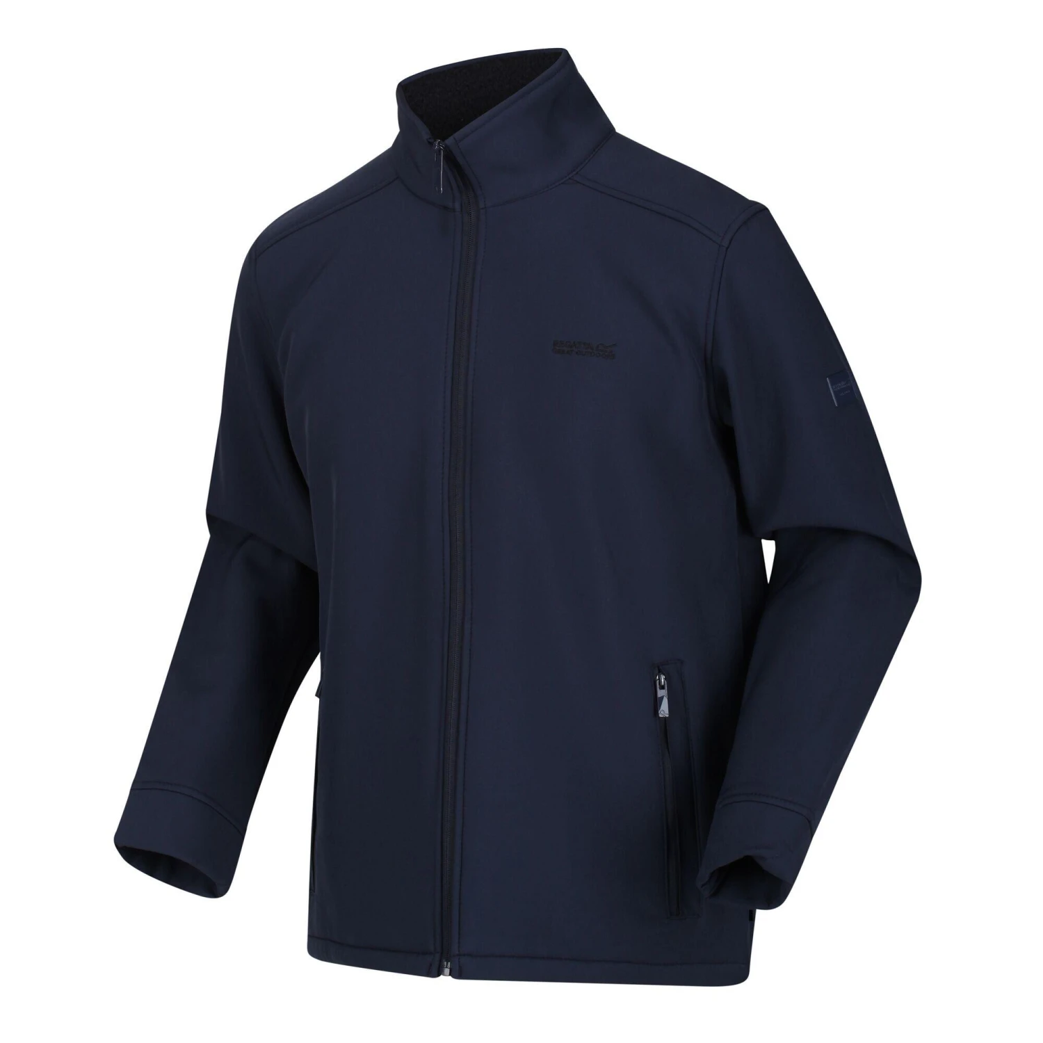 Regatta Mens Caelum Soft Shell Jacket (Navy/Black Marl) 5 Regatta Mens Caelum Soft Shell Jacket (Navy/Black Marl) - Image 3