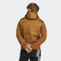 ADIDAS Essentials Insulated Hooded Hybrid Jacket -Outdoor Sporting Goods kab23dd4f0e813ef39ad2bfd59c2aced8