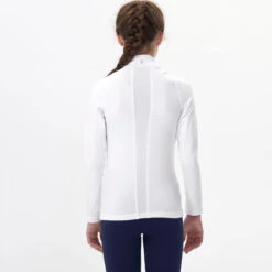 WEDZE Kids’ Ski Base Layer Top - BL 500 1/2 Zip -Outdoor Sporting Goods kaf08ba39254d2d3eb4225916d9c7ad63