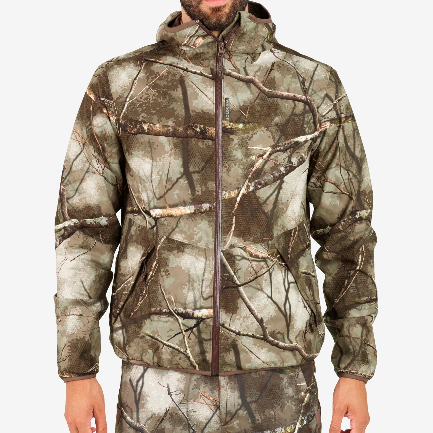 Silent Waterproof Hunting Jacket TREEMETIC 500 CAMOUFLAGE 5 Silent Waterproof Hunting Jacket TREEMETIC 500 CAMOUFLAGE - Image 3
