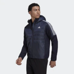 ADIDAS Essentials Insulated Hooded Hybrid Jacket -Outdoor Sporting Goods kb9d30b722ef4e23cae093c63c64ab173