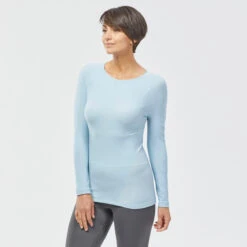 WEDZE Women’s Ski Base Layer BL 980 Seamless Ultra -Outdoor Sporting Goods kb9f2715e4913fb0a48db8f3a2dc930c5