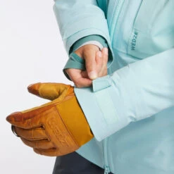WEDZE Women's Ski Jacket FR900 Turquoise -Outdoor Sporting Goods kbdc0b382dcbb0e5d26d8f8a0ff2b9254