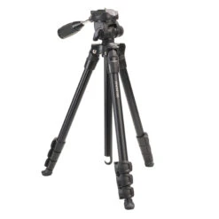 Adjustable Tripod For Spotting Scope / Camera Aluminium Black