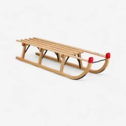 No Brand Traditional Wooden Sledge Davos 120 Cm