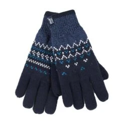 Ladies Fairisle Fleece Lined Knitted Warm Winter Thermal Gloves -Outdoor Sporting Goods kc31b85d0930d4e9951b679a1cf791540
