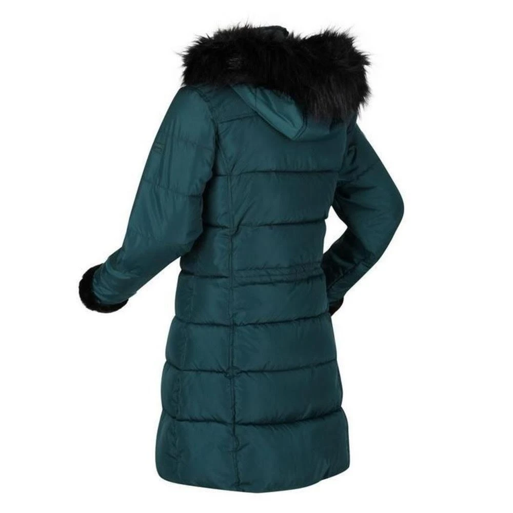 Regatta Womens/Ladies Della Insulated Parka (Evergreen) 5 Regatta Womens/Ladies Della Insulated Parka (Evergreen) - Image 3