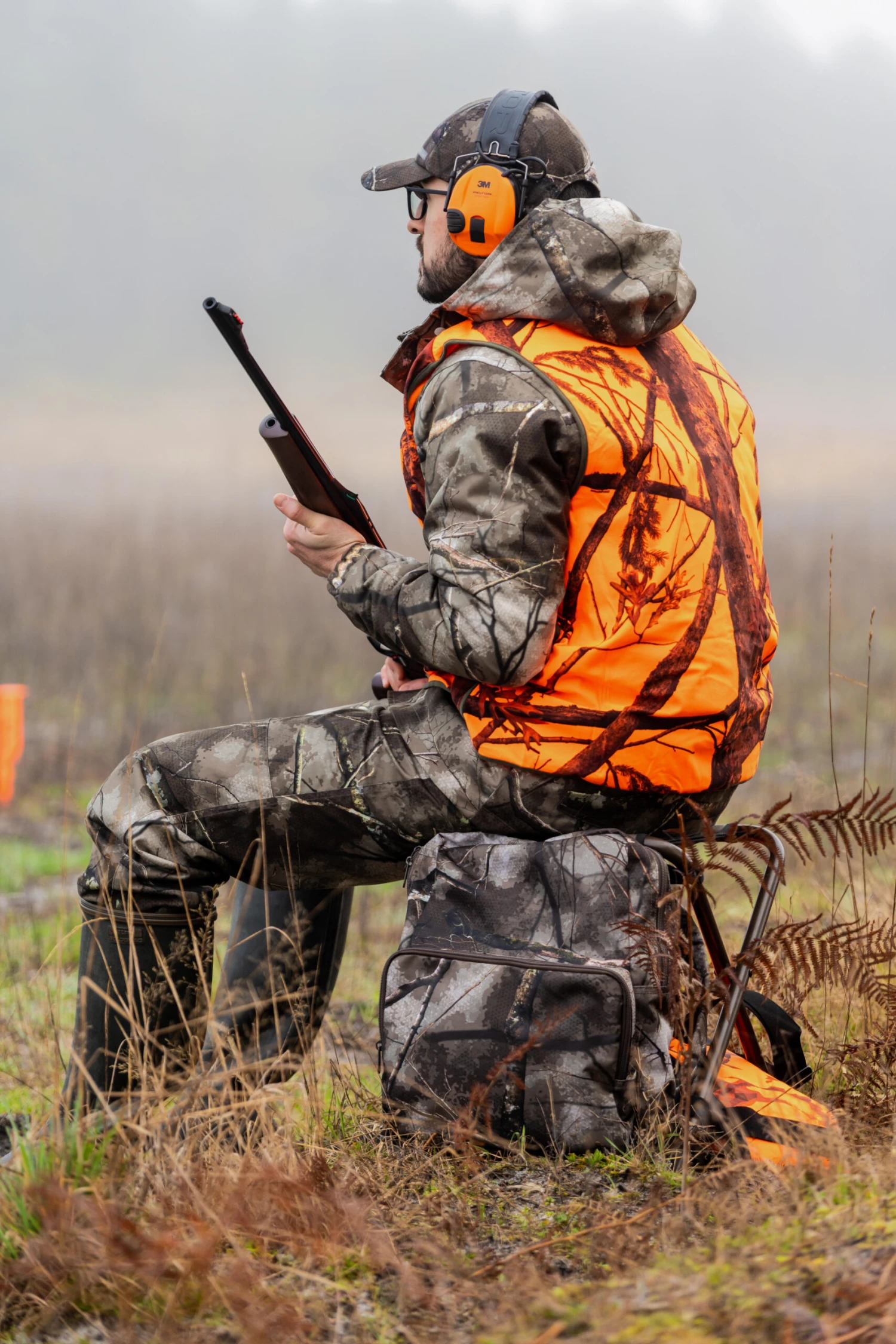 WARM WATERPROOF HUNTING TROUSERS TREEMETIC 100. 4 WARM WATERPROOF HUNTING TROUSERS TREEMETIC 100. - Image 2