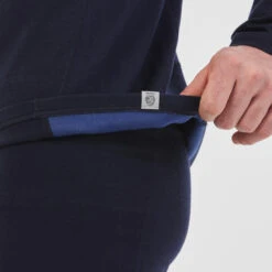 WEDZE Men's Ski Base Layer - BL 900 Wool High Neck -Outdoor Sporting Goods kc5b40cf6b8cc29a8cae60ee094f3a069