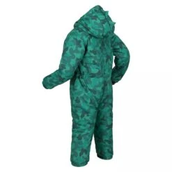 Regatta Childrens/Kids Penrose Camo Puddle Suit (Jellybean Green) -Outdoor Sporting Goods kc5ca3fd56b6e857d24a8027be04b0696