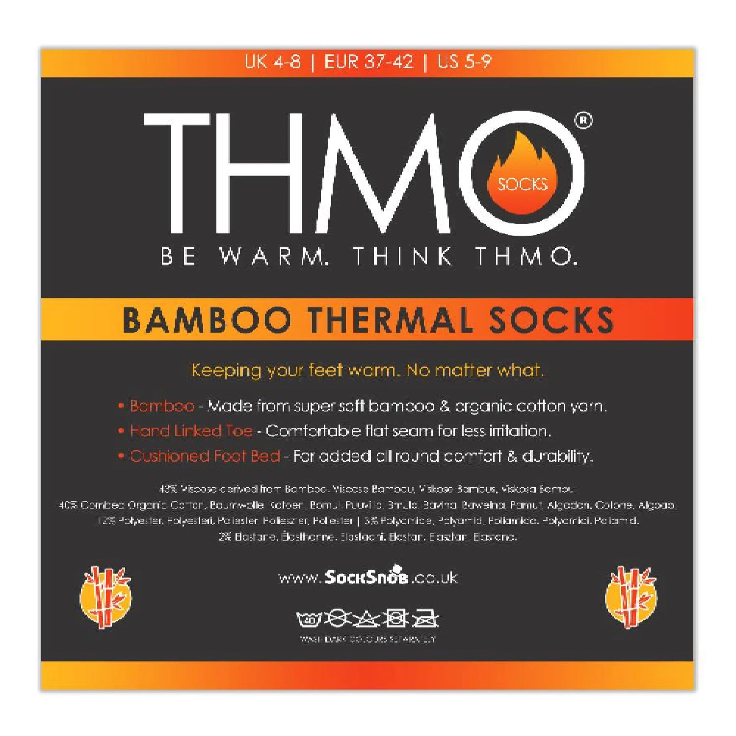Bamboo Thermal Socks For Winter | Mens & Ladies Sizes | Thick Socks 6 Bamboo Thermal Socks For Winter | Mens & Ladies Sizes | Thick Socks - Image 4