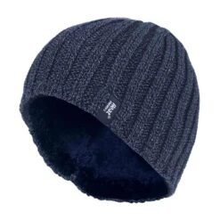 Mens 3.4 TOG Fleece Lined Ribbed Knitted Thermal Winter Hat -Outdoor Sporting Goods kc7de895782111c39c90bbf823c7c8f19