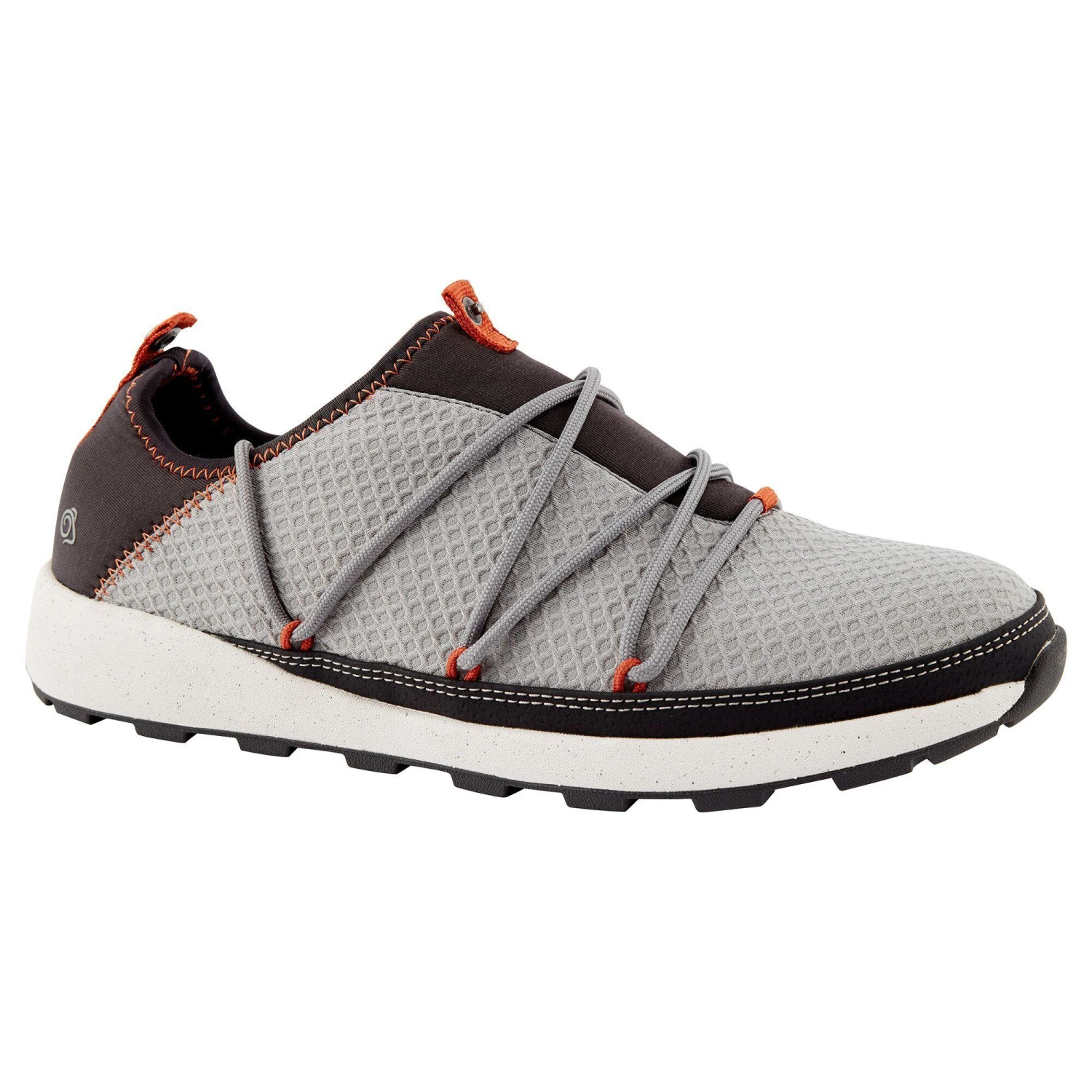 Craghoppers Mens Locke Trainers (Cloud Grey/Black) 3 Craghoppers Mens Locke Trainers (Cloud Grey/Black)