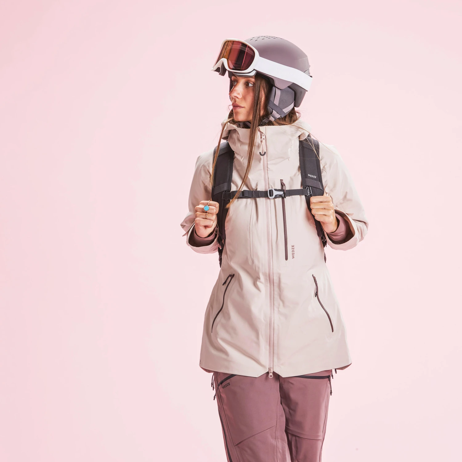 WEDZE WOMEN’S LIGHT SKI LINER JACKET - FR900 14 WEDZE WOMEN’S LIGHT SKI LINER JACKET - FR900 - Image 12