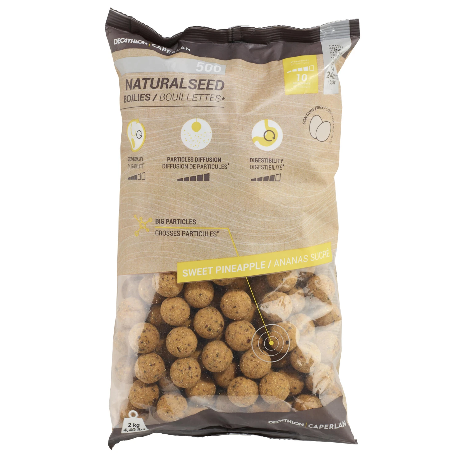 Carp Fishing Boilies NATURALSEED 24mm 2 Kg Hempseed - Tiger Nuts 14 Carp Fishing Boilies NATURALSEED 24mm 2 Kg Hempseed - Tiger Nuts - Image 12