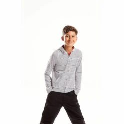 Craghoppers NosiLIfe Childrens/Kids Ryley Hoody (Blue Navy Stripe) -Outdoor Sporting Goods kd2f70d04b072221c8c346e31de5698f1