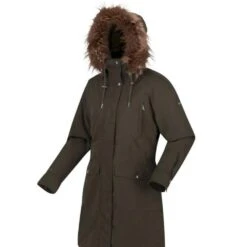 Regatta Womens/Ladies Shiloh Faux Fur Trim Parka (Black) -Outdoor Sporting Goods kd679523536366a77c048984eb61287c7