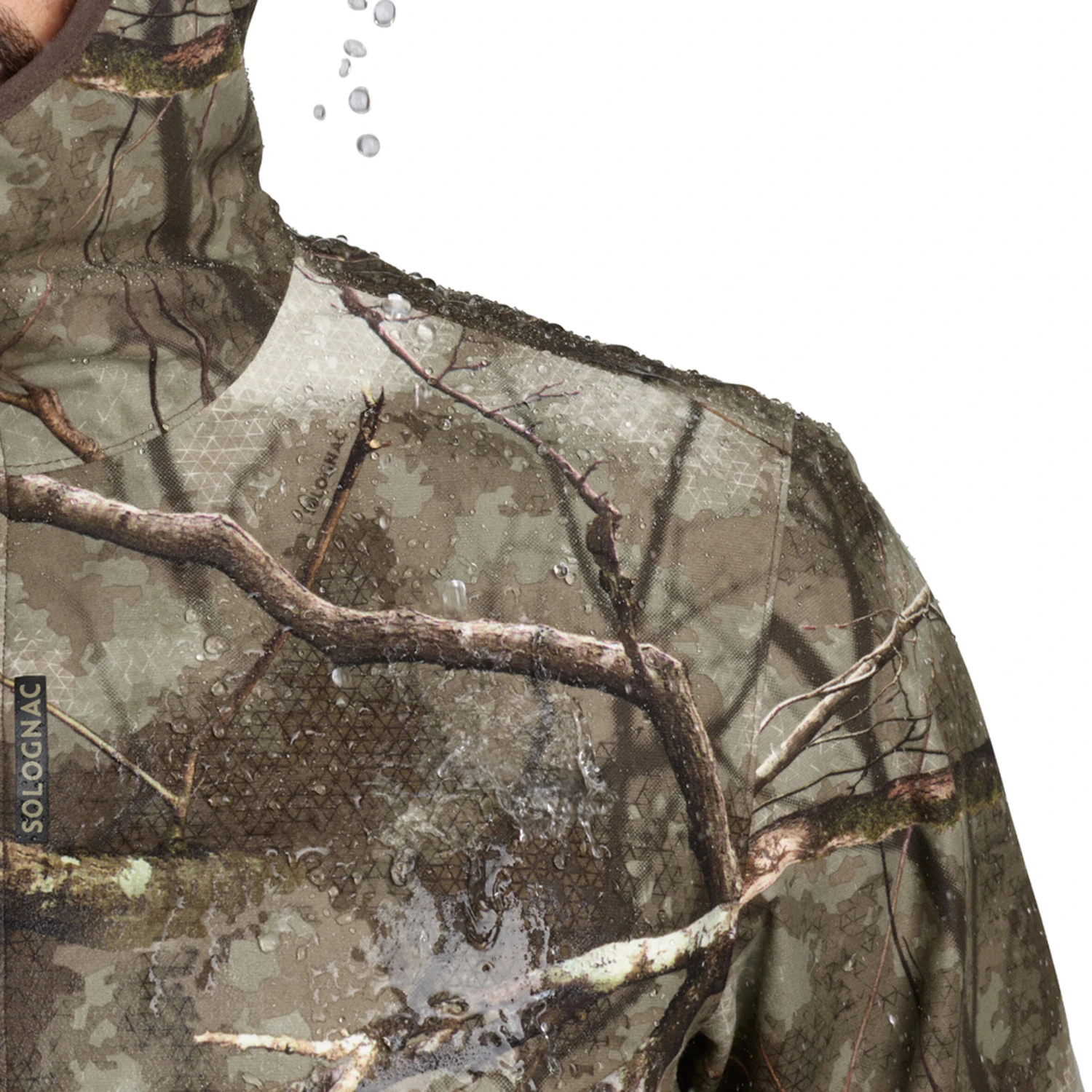 Silent Waterproof Hunting Jacket TREEMETIC 500 CAMOUFLAGE 15 Silent Waterproof Hunting Jacket TREEMETIC 500 CAMOUFLAGE - Image 13