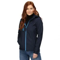Regatta Womens/Ladies Venturer Hooded Soft Shell Jacket (Black) 35 Regatta Womens/Ladies Venturer Hooded Soft Shell Jacket (Black) -Outdoor Sporting Goods kdc3cc4a632d145f2a72472b360de3627