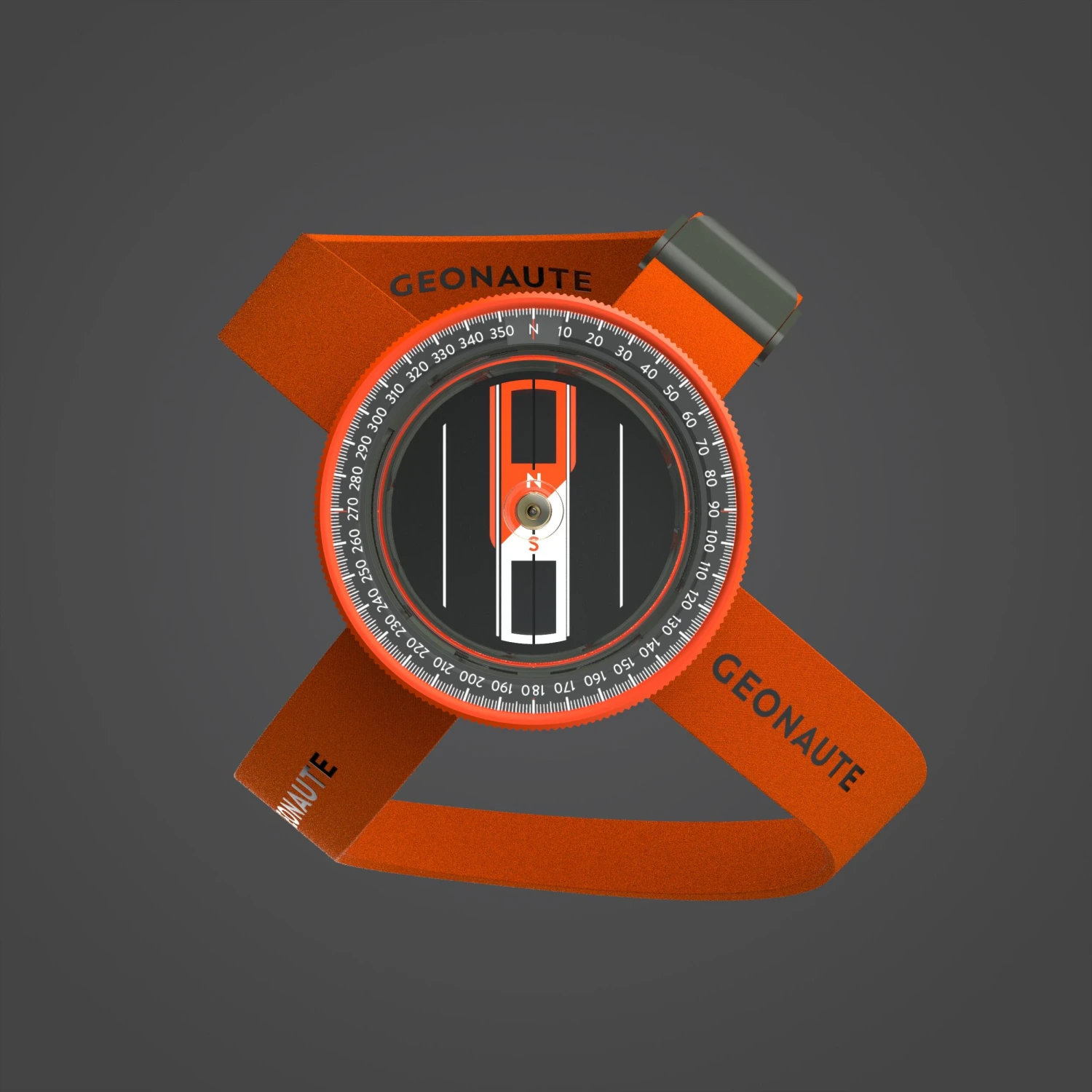 QUICK And STABLE WRIST Compass For MULTISPORT Adventure Racing - Orange Black 5 QUICK And STABLE WRIST Compass For MULTISPORT Adventure Racing - Orange Black - Image 3