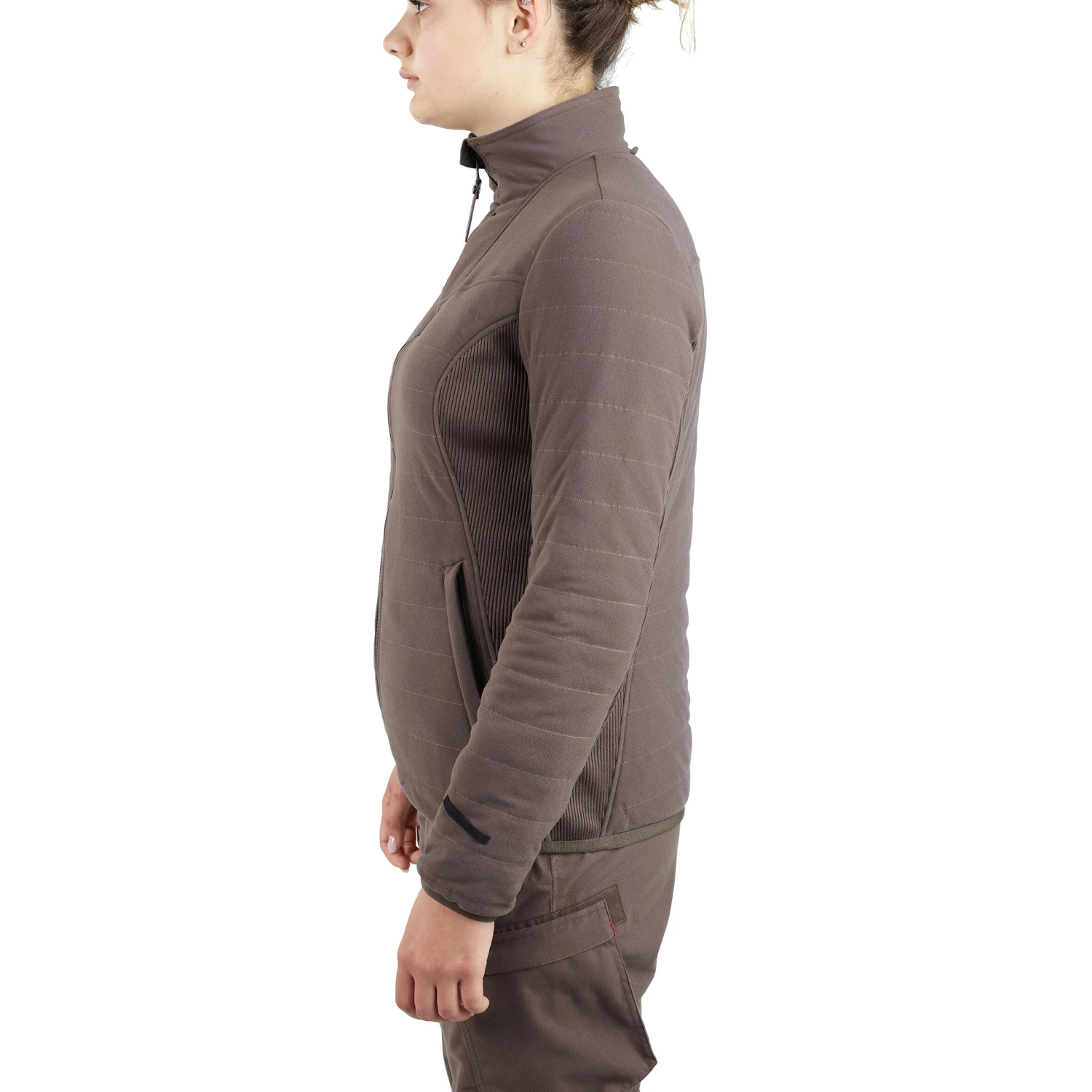 HUNTING WOMEN’S 3-IN-1 WARM WATERPROOF JACKET 500 - BROWN 21 HUNTING WOMEN’S 3-IN-1 WARM WATERPROOF JACKET 500 - BROWN - Image 19