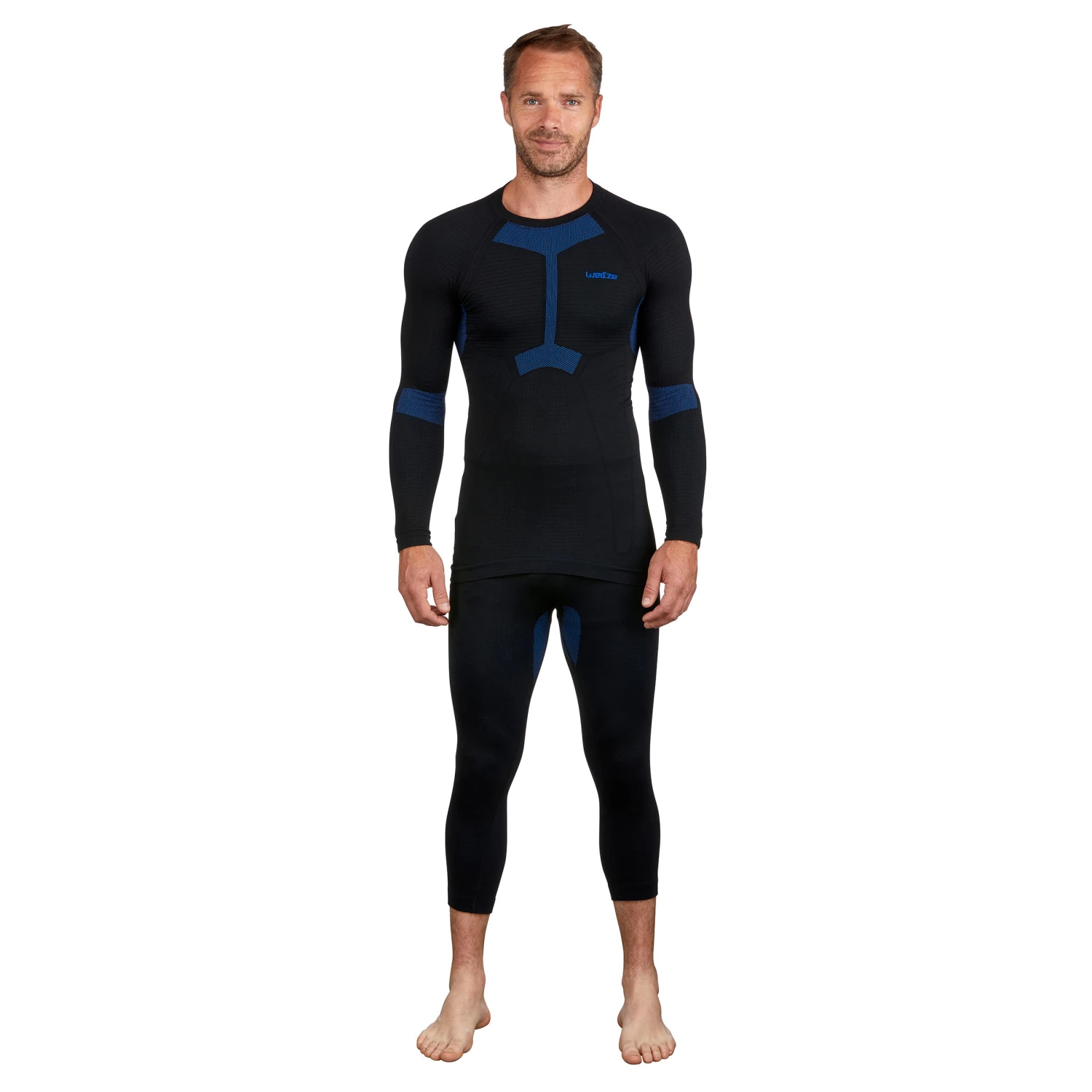 WEDZE Men’s Seamless Ski Base Layer Bottom BL 580 I 4 WEDZE Men’s Seamless Ski Base Layer Bottom BL 580 I - Image 2