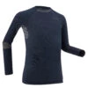 WEDZE KIDS' SKI BASE LAYER TOP - BL 500 I-SOFT SEAMLESS -Outdoor Sporting Goods ke22fe4e7d1976c4c8296ad44b717deb1