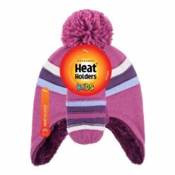 Girls Winter Warm Pom Pom Bobble Beanie Hat And Mittens Set -Outdoor Sporting Goods ke2b974d5fd55e2a6265e15b888956fa9