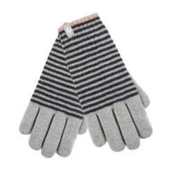 Ladies Striped Fleece Lined Knitted Warm Winter Thermal Gloves -Outdoor Sporting Goods ke2da13744f30a759b5d27e878d78313f
