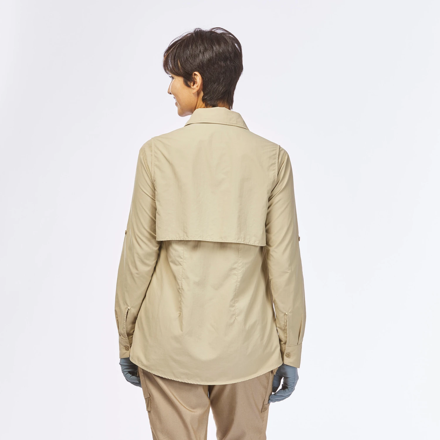 Women's Anti-UV Long-sleeved Desert Trekking Shirt DESERT 900 7 Women's Anti-UV Long-sleeved Desert Trekking Shirt DESERT 900 - Image 5