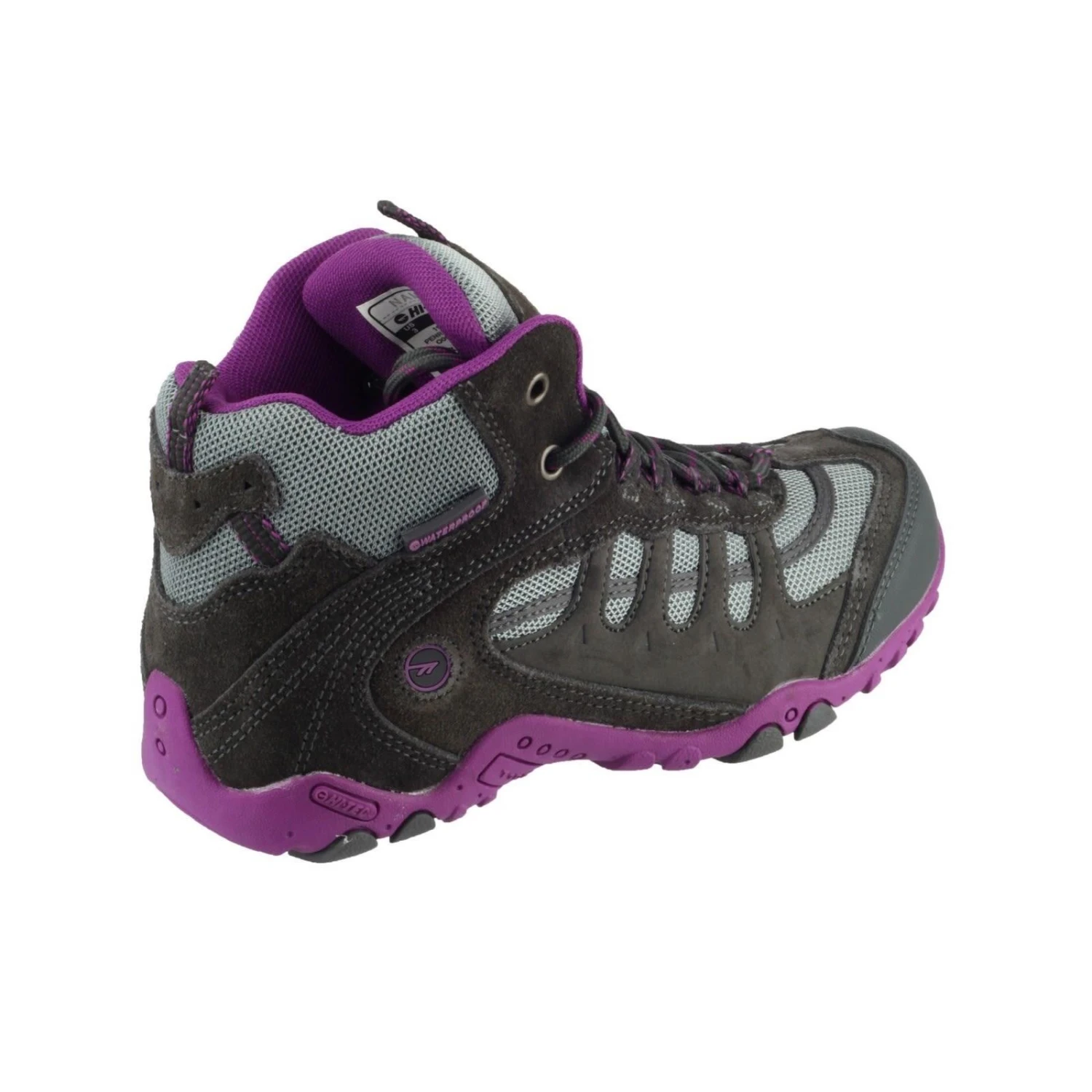 Hi-Tec PENRITH JUNIOR / Boys Hiking Boots (Purple) 4 Hi-Tec PENRITH JUNIOR / Boys Hiking Boots (Purple) - Image 2