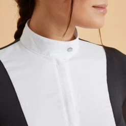 Women's Long-Sleeved Horse Riding Show Polo Shirt 900 -Outdoor Sporting Goods ke5d8761db90aa2e46fcf85ab9d18d119