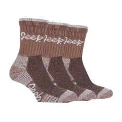 Jeep 3 Pairs Cotton Cushioned Walking Hiking Socks For Ladies -Outdoor Sporting Goods ke7202129c69b63f75abee09b90cc93b8