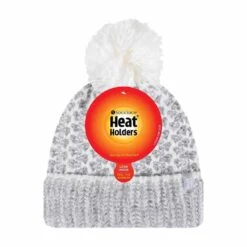 Ladies Fleece Lined Cuffed Thermal Winter Bobble Hat With Pom Pom -Outdoor Sporting Goods ke989327bc5f546e637fc70dfe024f61a