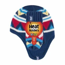 Childrens Winter Warm Fleece Lined Thermal Hat And Mittens Set With Ear Flaps -Outdoor Sporting Goods kea94f67bd15aba2a8b27ff8122952743