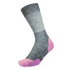 1000 MileFusion Repreve Double Layer Sock Navy Marl Mauve