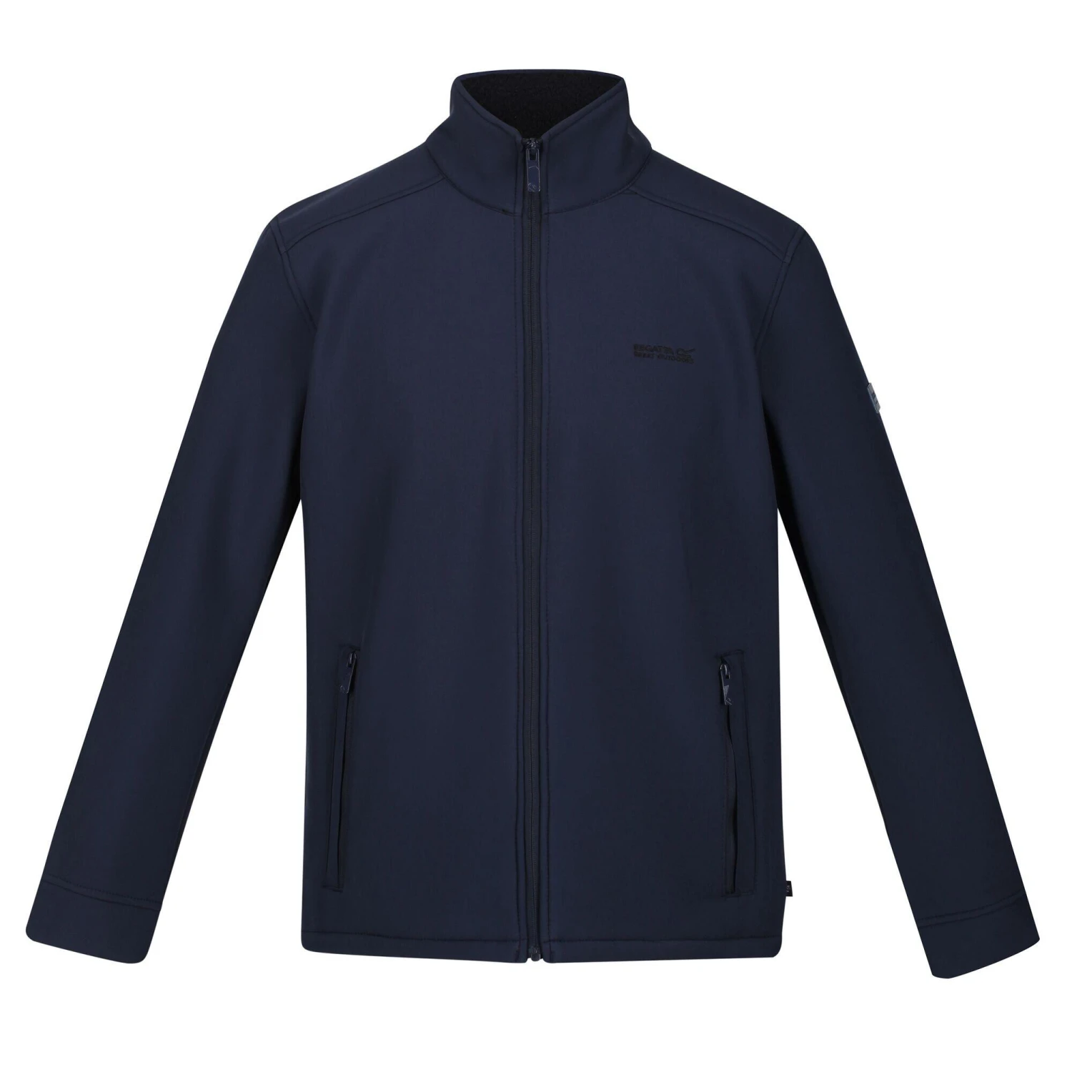 Regatta Mens Caelum Soft Shell Jacket (Navy/Black Marl) 3 Regatta Mens Caelum Soft Shell Jacket (Navy/Black Marl)