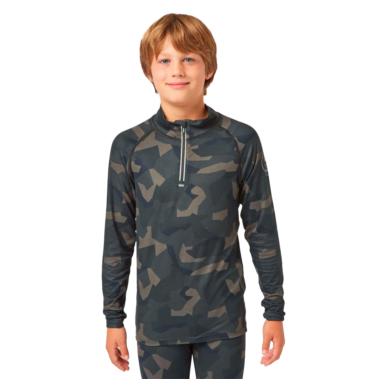 Bodyfit Limited Edition Zip Neck Forest Geo Camo 3 Bodyfit Limited Edition Zip Neck Forest Geo Camo