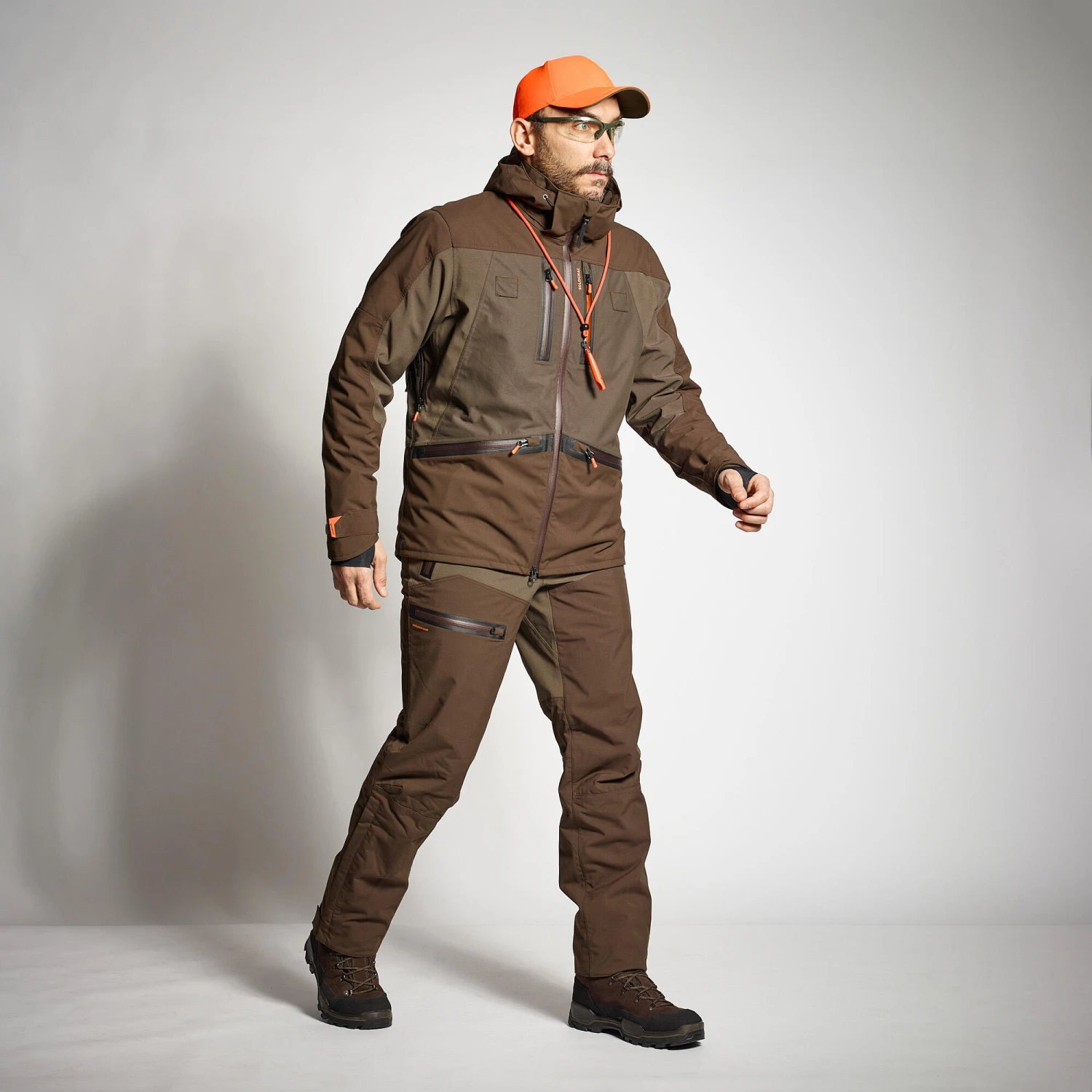 HUNTING WATERPROOF TROUSERS RENFORT 900 BROWN 14 HUNTING WATERPROOF TROUSERS RENFORT 900 BROWN - Image 12