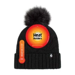 Ladies Winter Zigzag Patterned Fur Cuff Bobble Thermal Hat -Outdoor Sporting Goods kee5c6f8fecce40661cdec7bee359515b