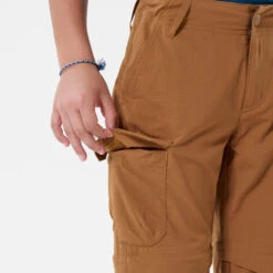 Quechua Kids’ Modular Hiking Trousers MH500 Aged 7 -Outdoor Sporting Goods kee68f5310817cf3fd25e4afd18b44d82