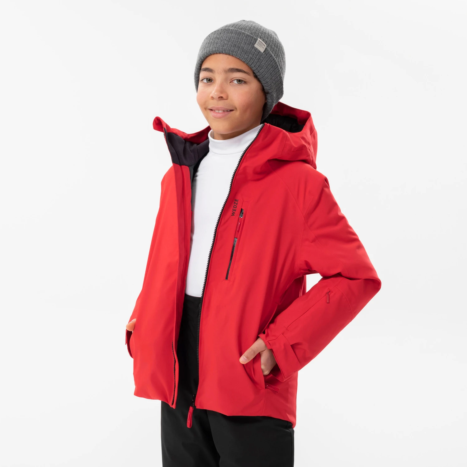 WEDZE Kids’ Warm And Waterproof Ski Jacket 550 19 WEDZE Kids’ Warm And Waterproof Ski Jacket 550 - Image 17